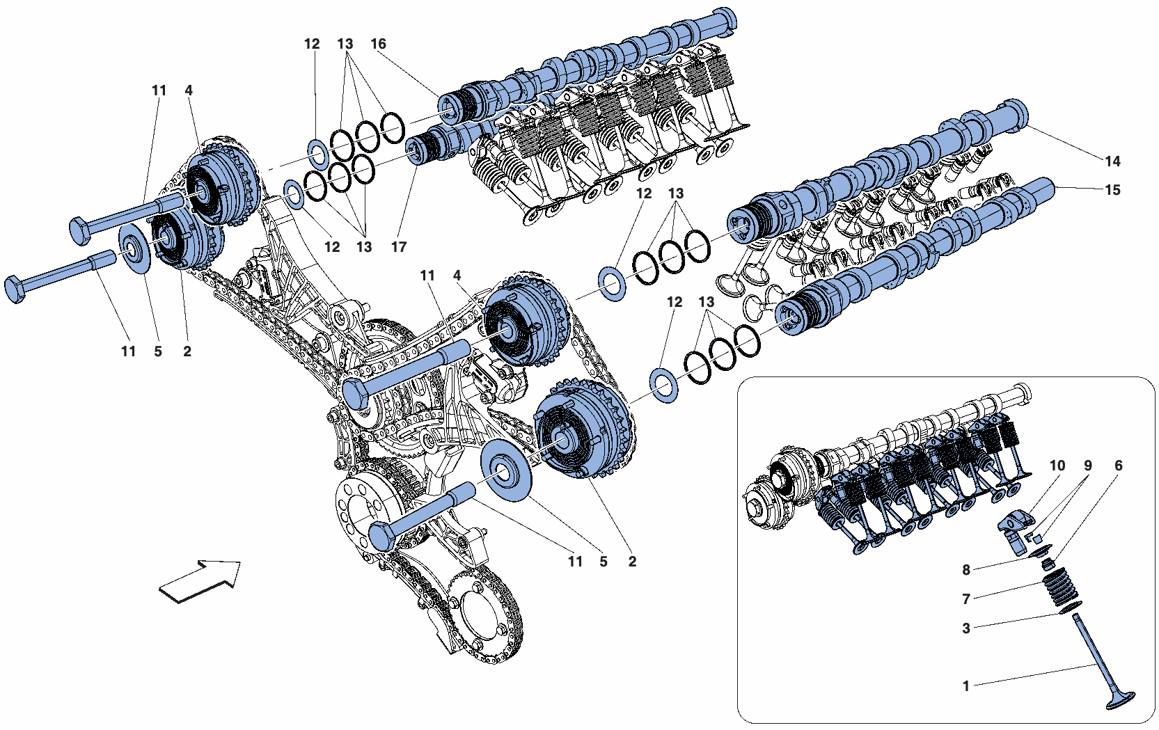 0005 - TIMING SYSTEM TAPPETS