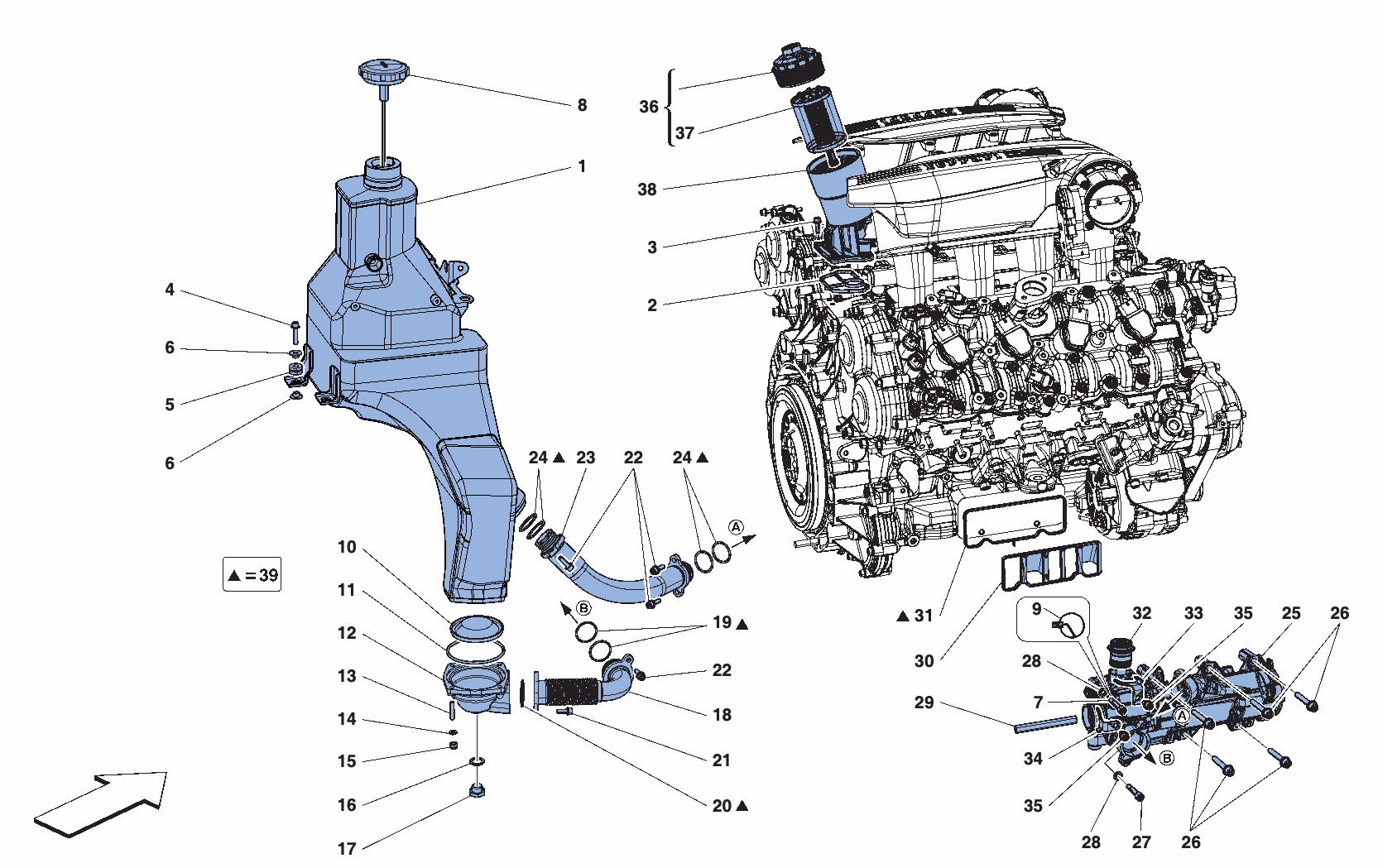 029 GTE - HYDRAULIC POWER STEERING BOX