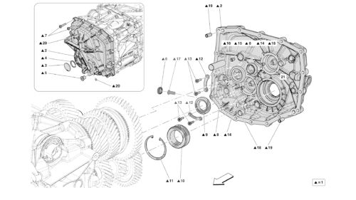 0027 - REAR HOUSING KIT