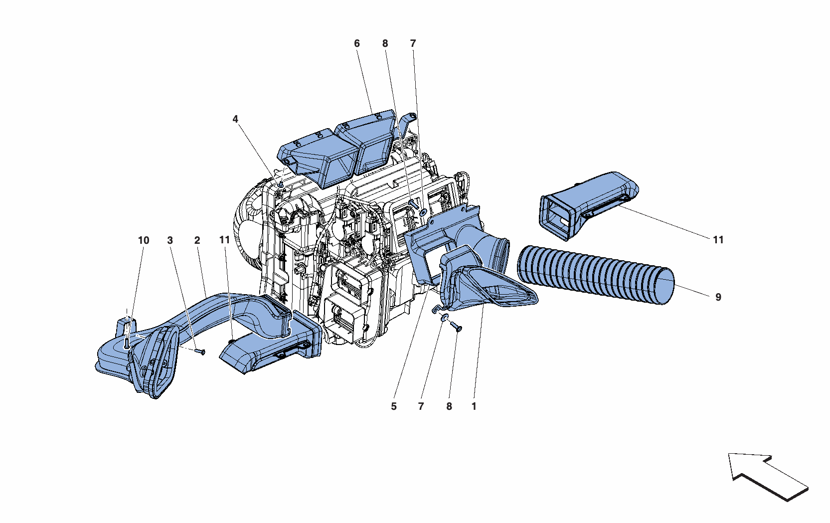 0057 - DASHBOARD AIR DUCTS