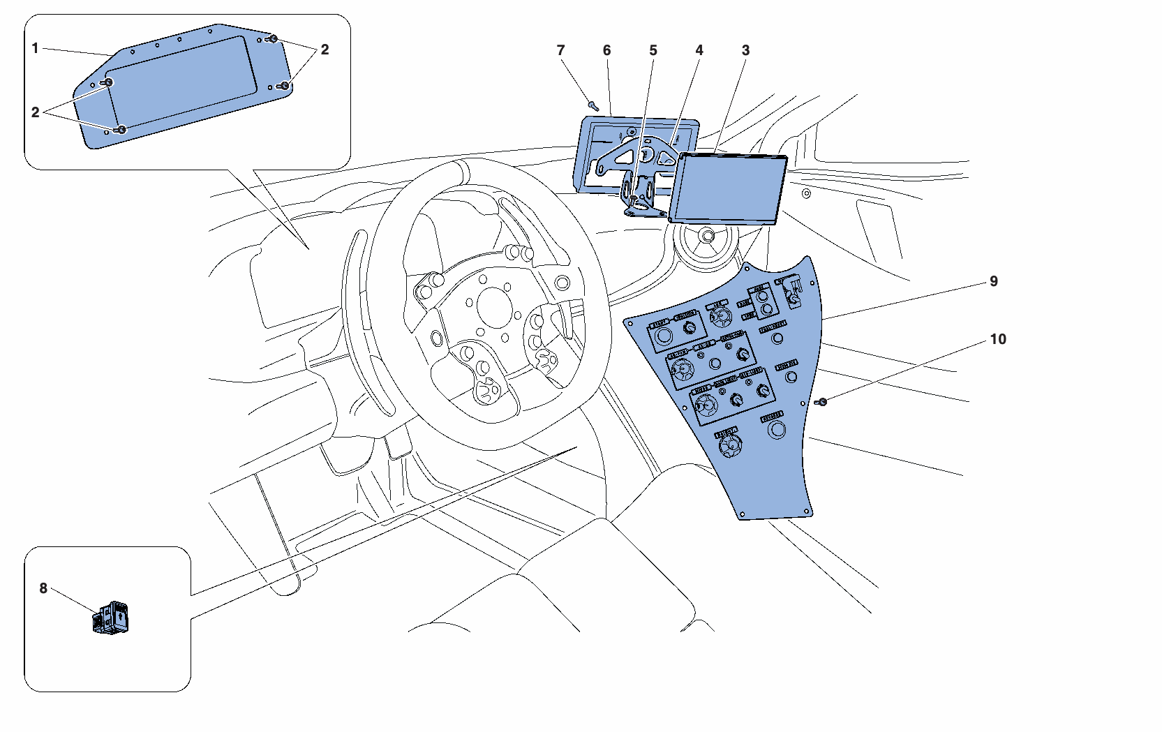 0117 - DASHBOARD AND TUNNEL INSTRUMENTS
